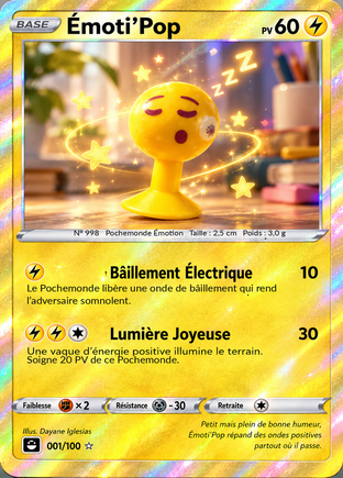 Carte officielle Émoti’Pop
